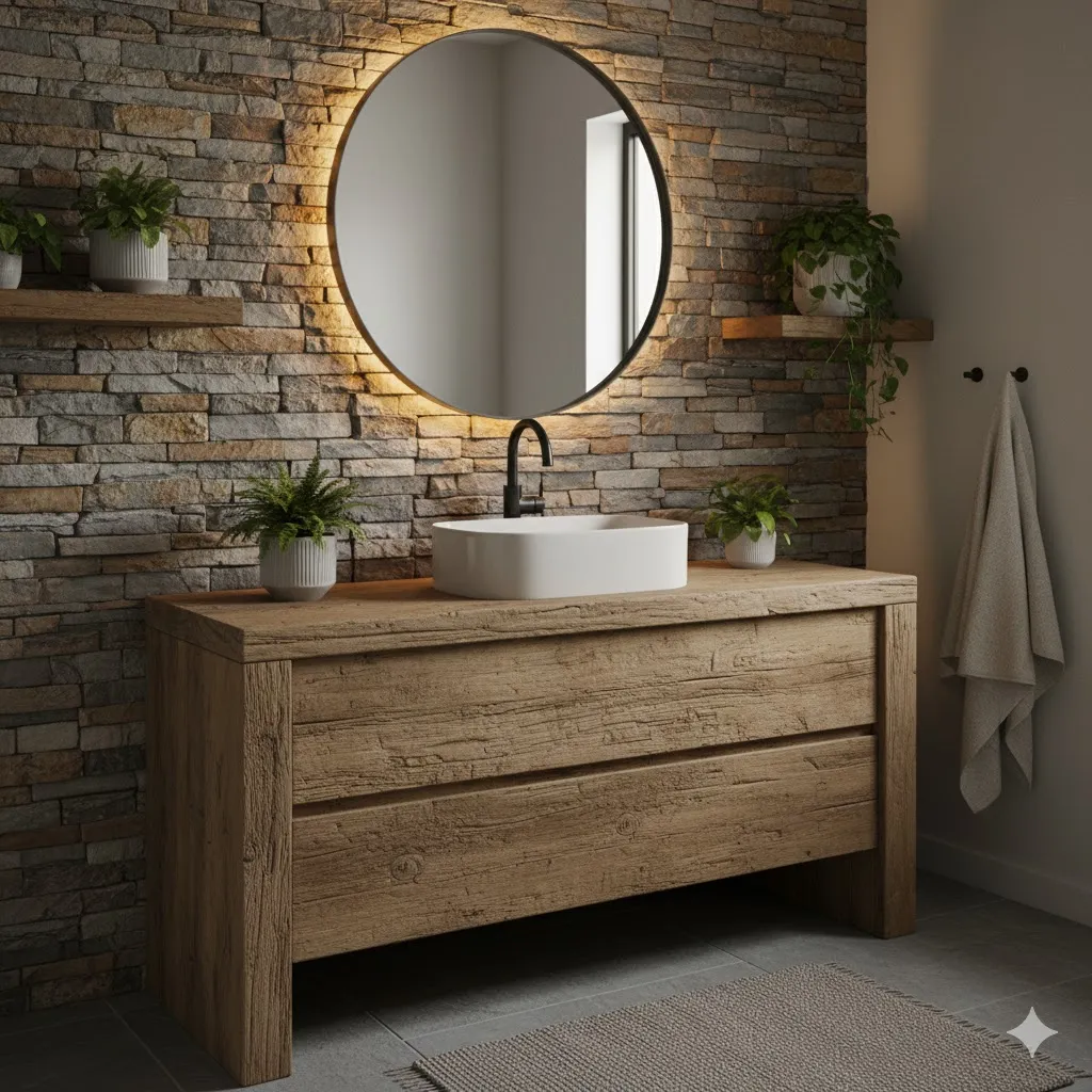 Earthy Bathroom