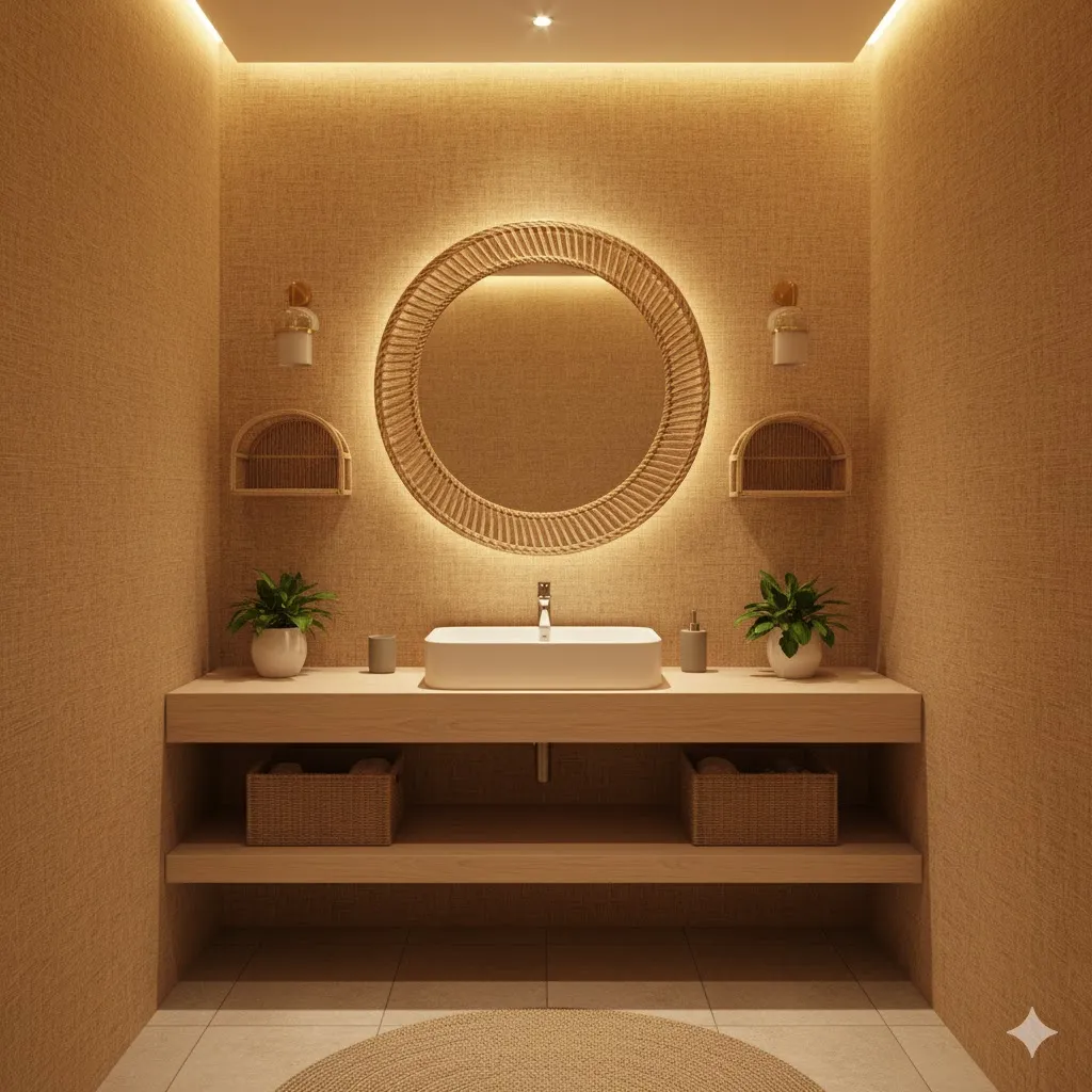 Earthy Bathroom