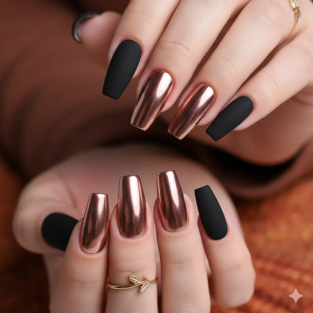 Chrome Manicure Nails