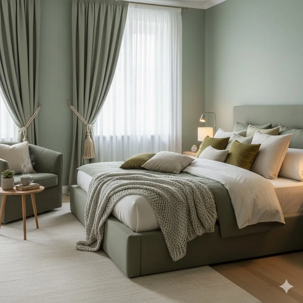 Sage Green Bedroom