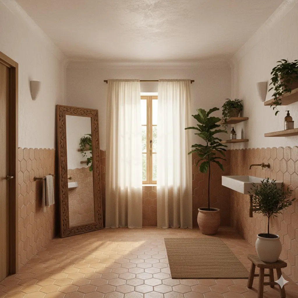 Earthy Bathroom