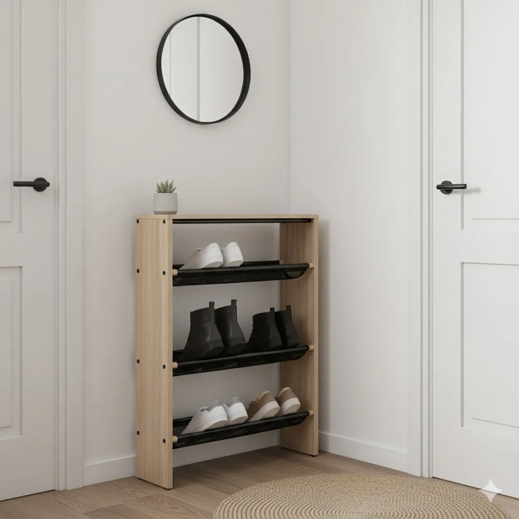 Try a Narrow Shoe Rack