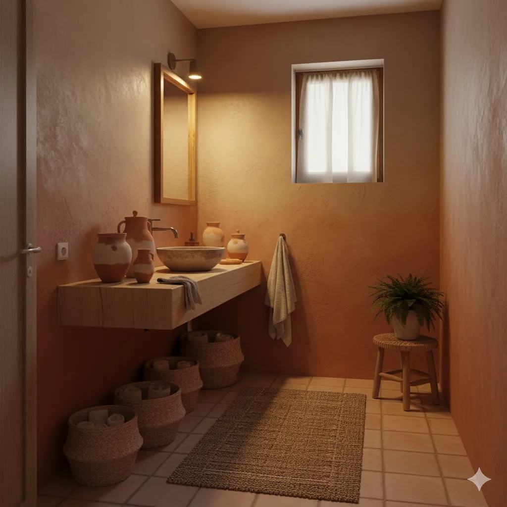 Earthy Bathroom