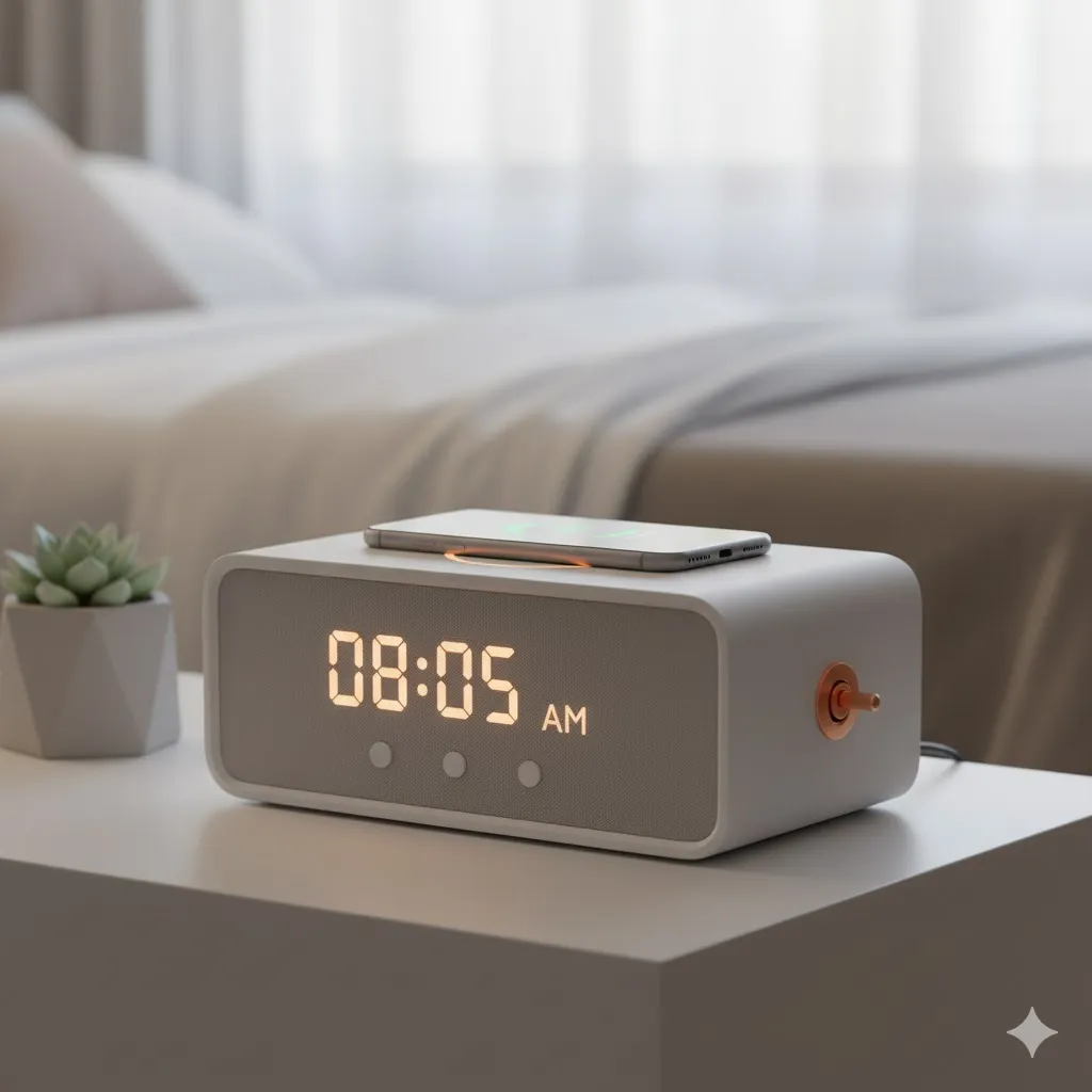 Wireless Charging Alarm Clocks