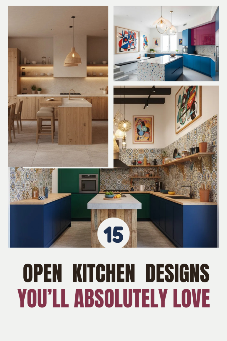 15 Open Kitchen Designs : Modern Inspirations You’ll Absolutely Love