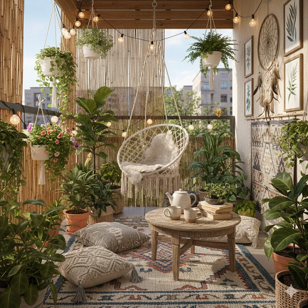 boho balcony
