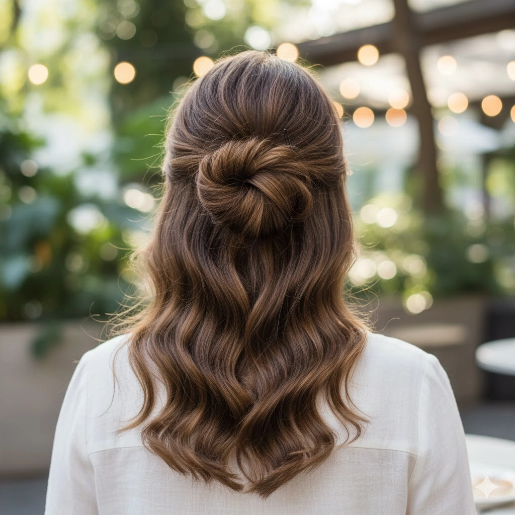 Half-Up hairstyle