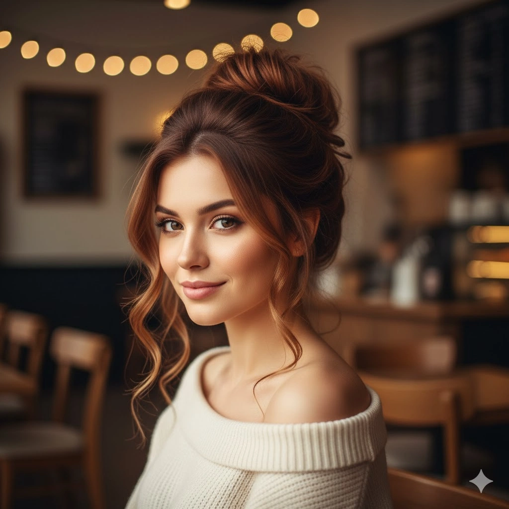 Chestnut Brown hairstyle 