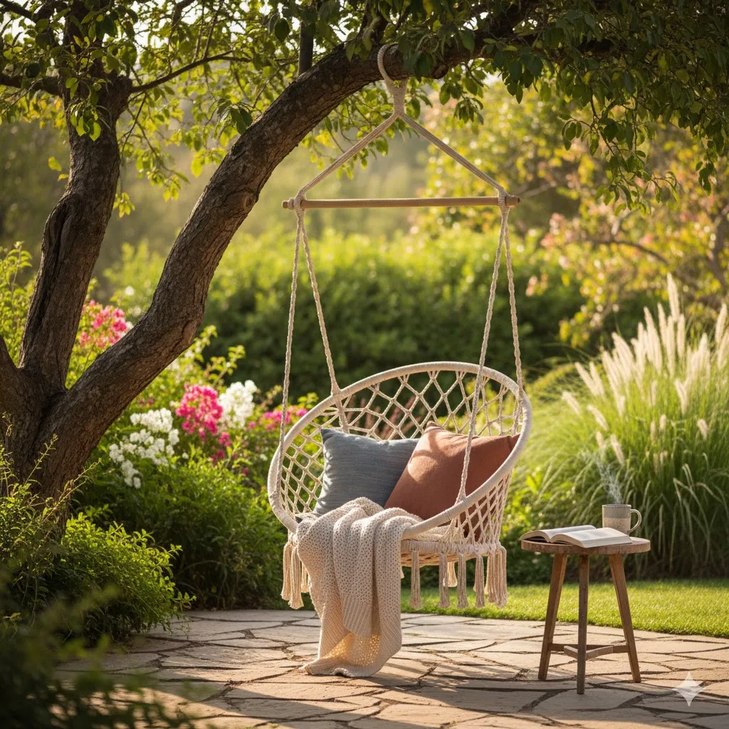 A Hammock or Hanging Chair for Peaceful Moments