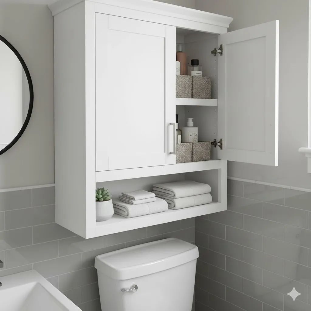 Add Over-the-Toilet Cabinets