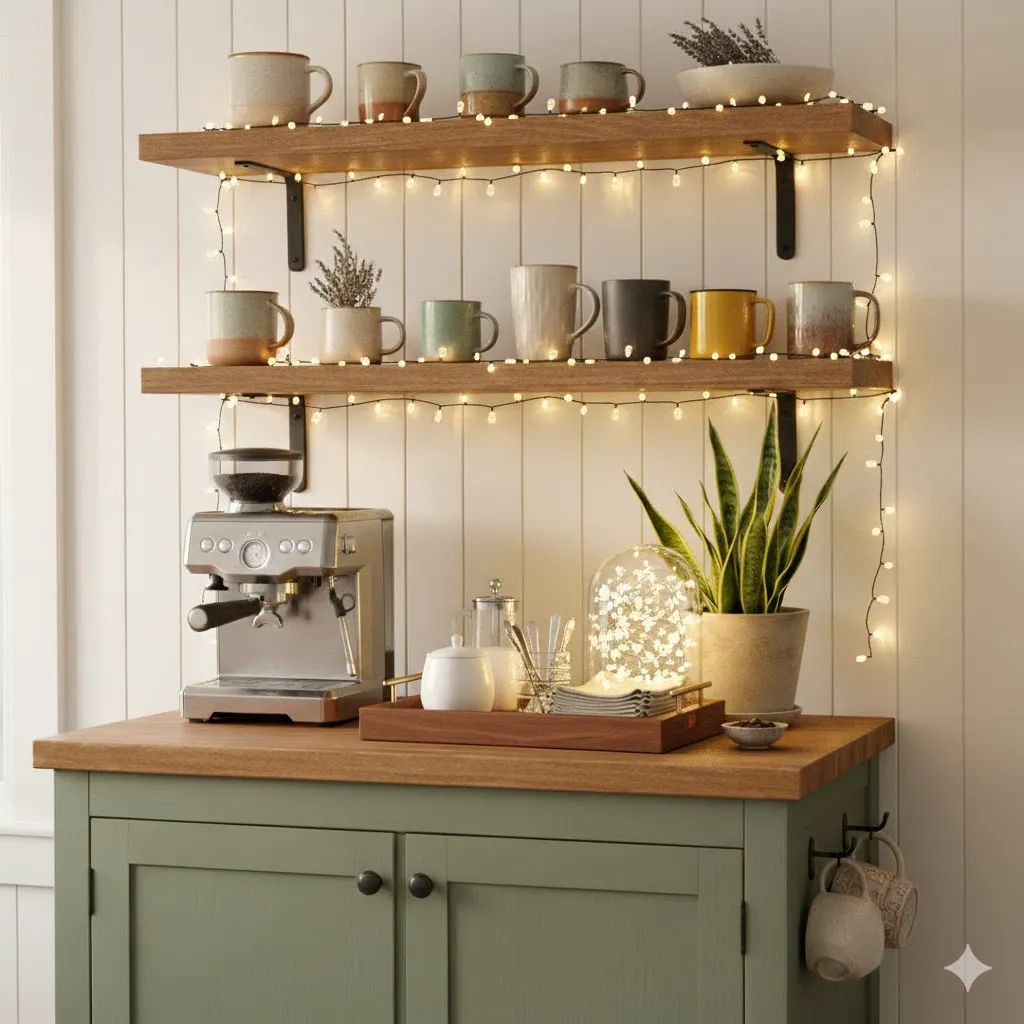 Add String Lights or Fairy Lights