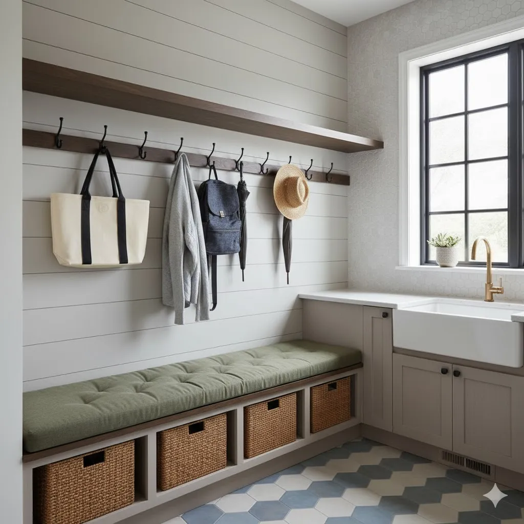 Add Wall-Mounted Hooks