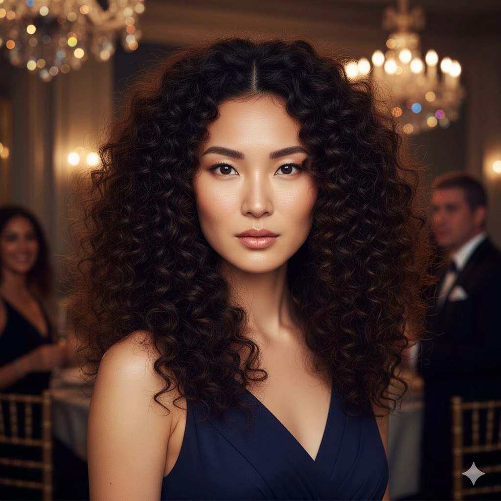 Middle Parting Hairstyle