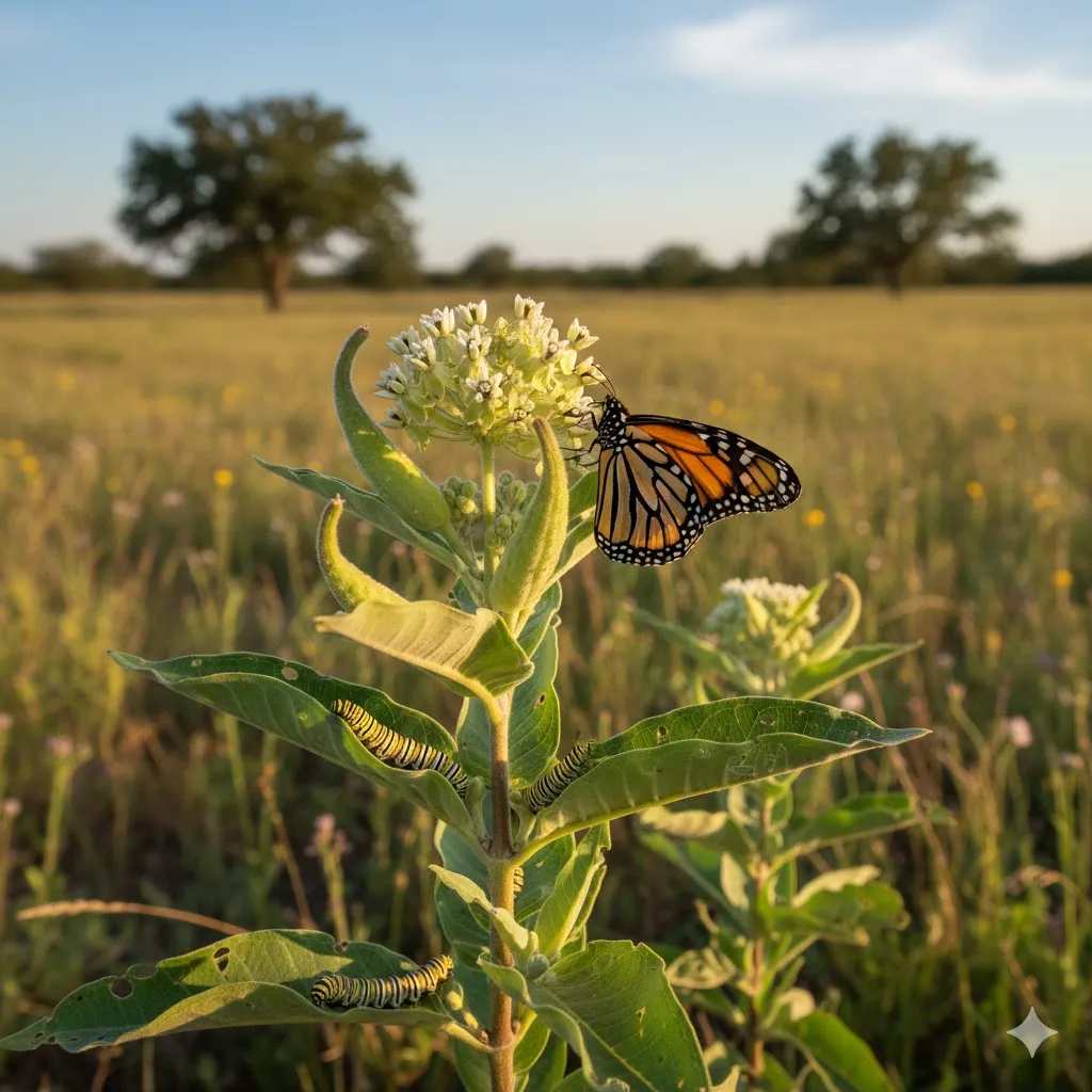Antelope Horn Milkweed (Asclepias asperula)
