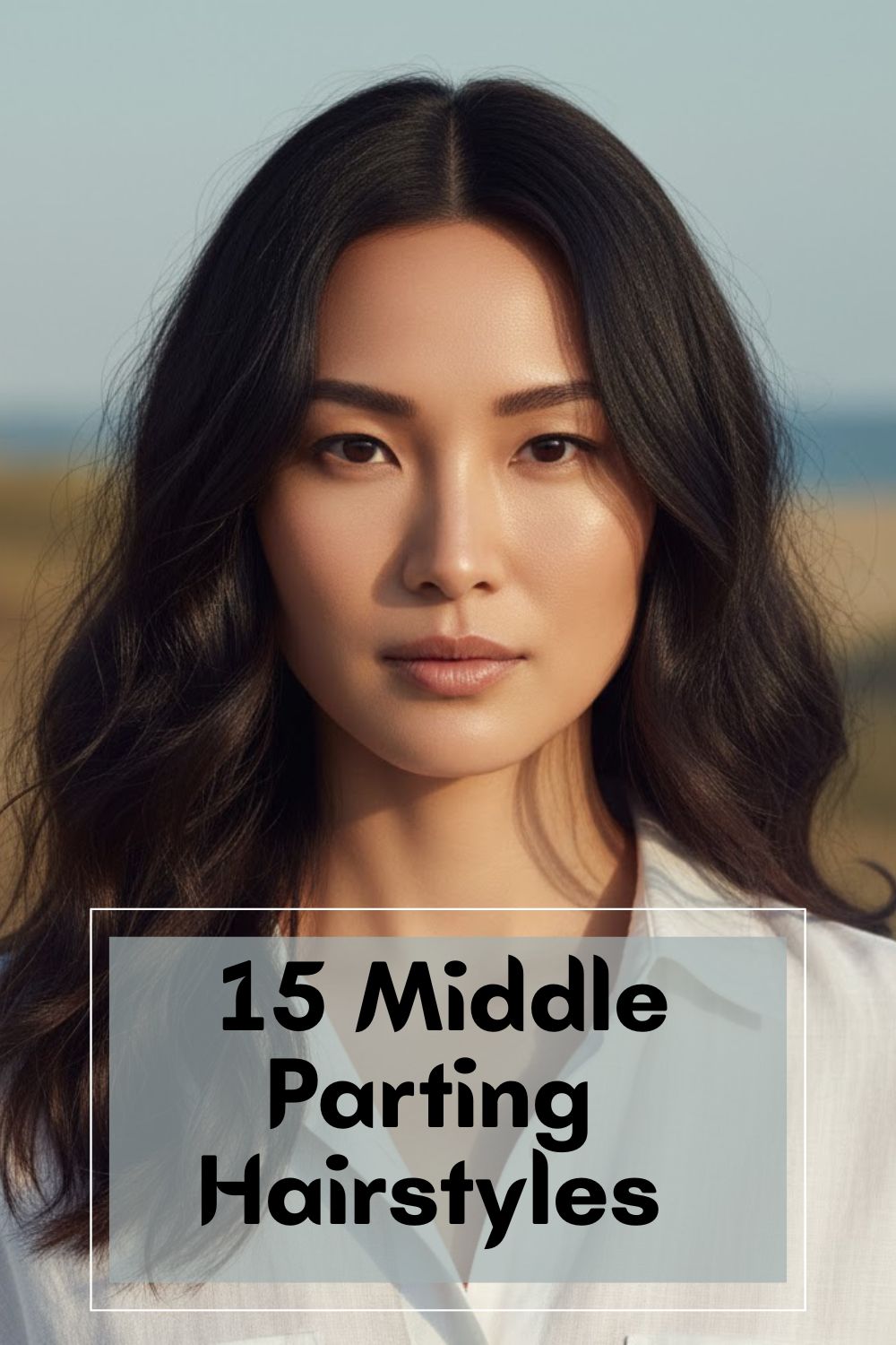 hairstyles with a middle part