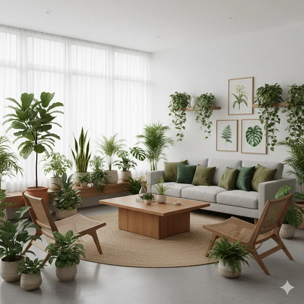 Organic Modern Living Room
