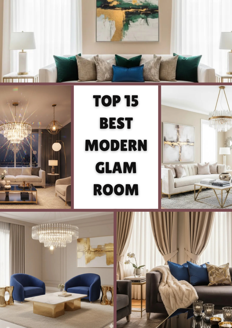 Top 15 Best Modern Glam Room Design Ideas for a Luxurious and Stylish Home