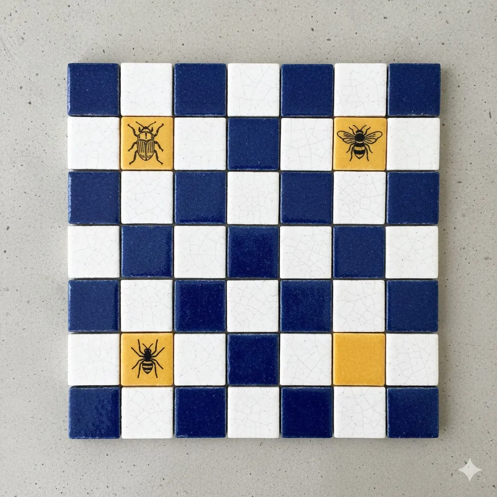 Checkerboard with Accent Tile