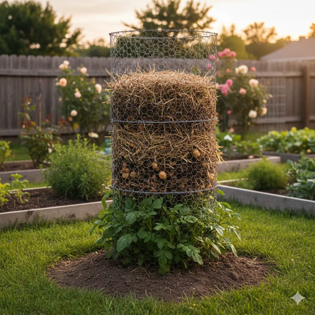 Classic Wire Mesh Potato Tower