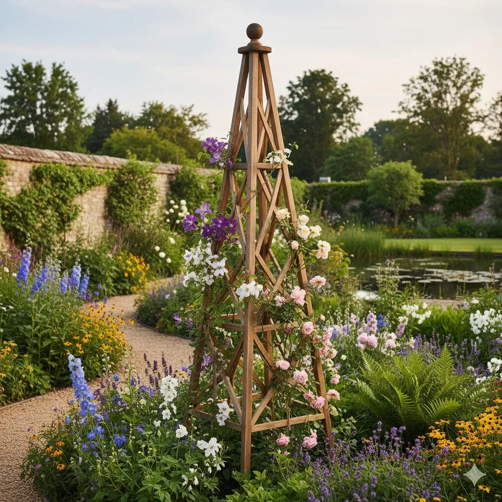 Classic Wooden Obelisk