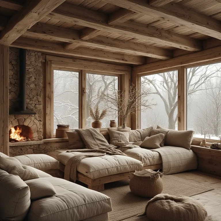 Winter Rustic Room