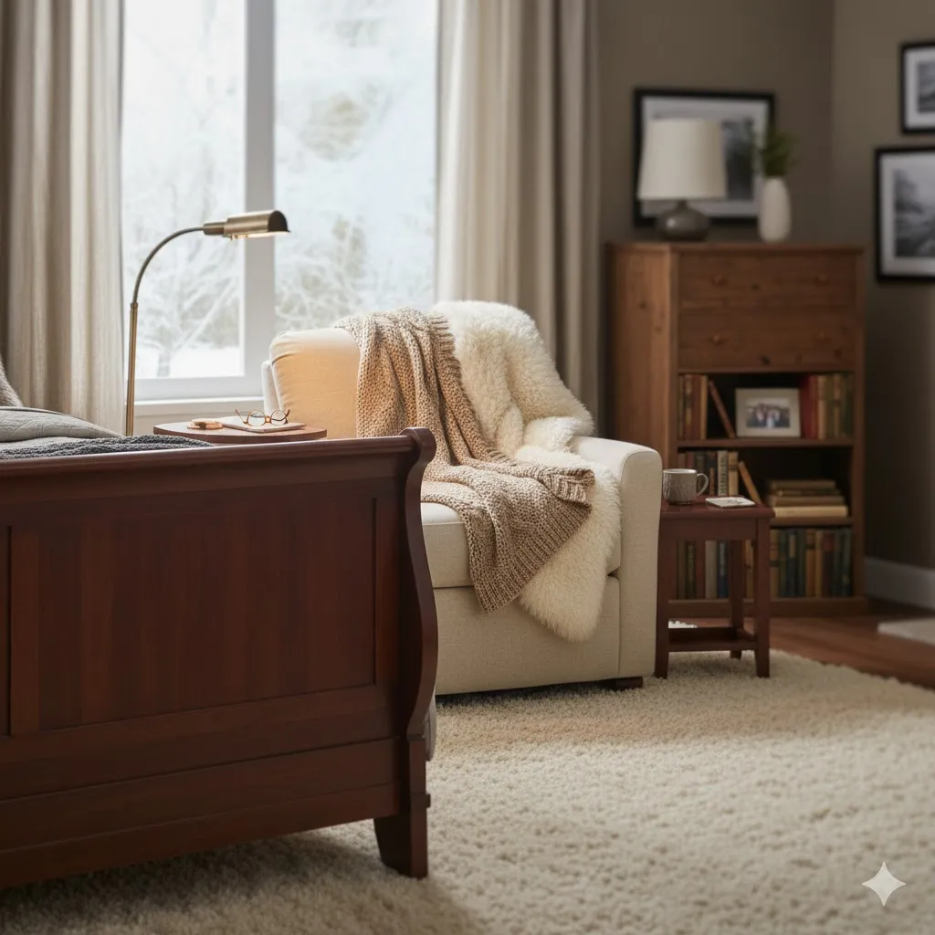 Cozy Winter Bed Room