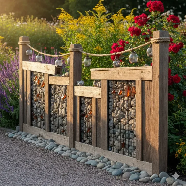 Creative Garden Barrier for Privacy and Style