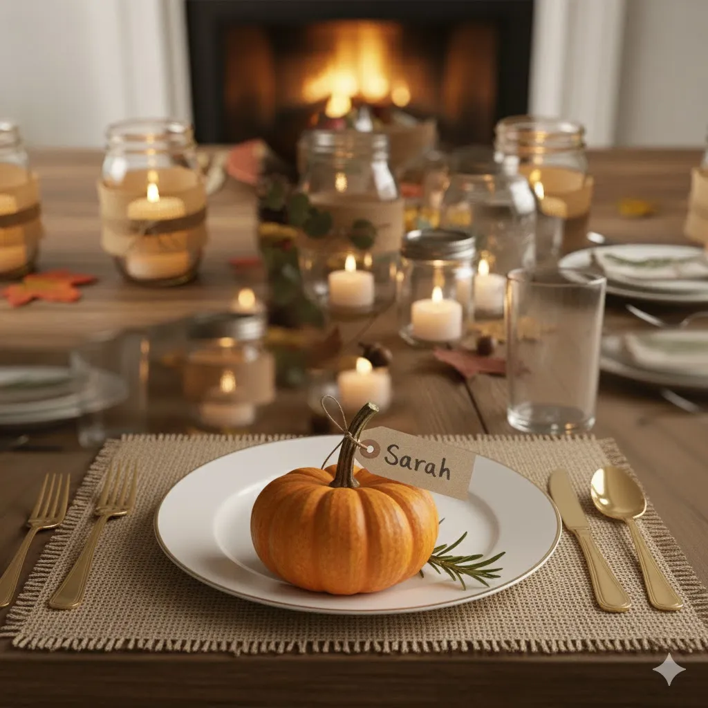 DIY Burlap Placemats