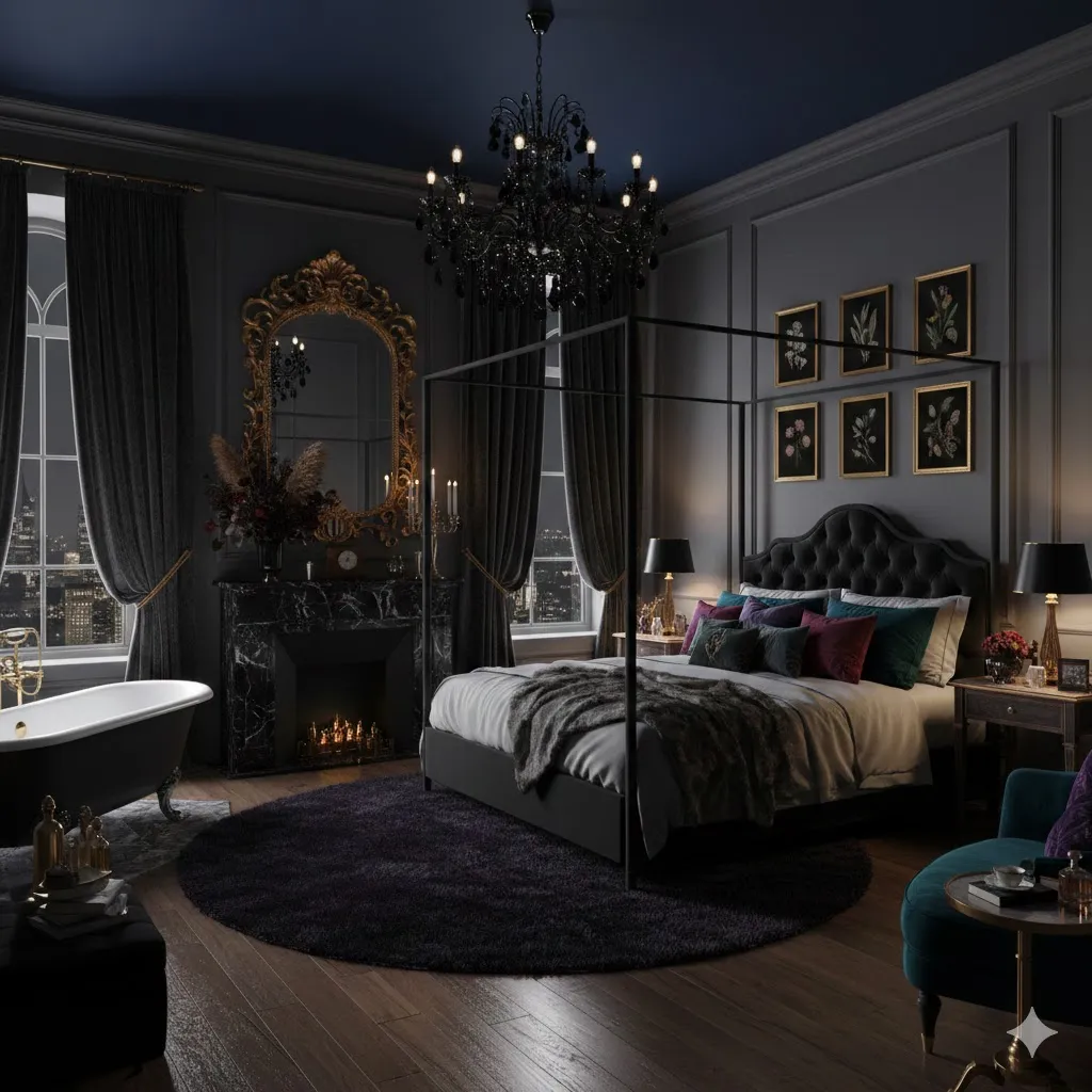 Dark Feminine Room Aesthetic