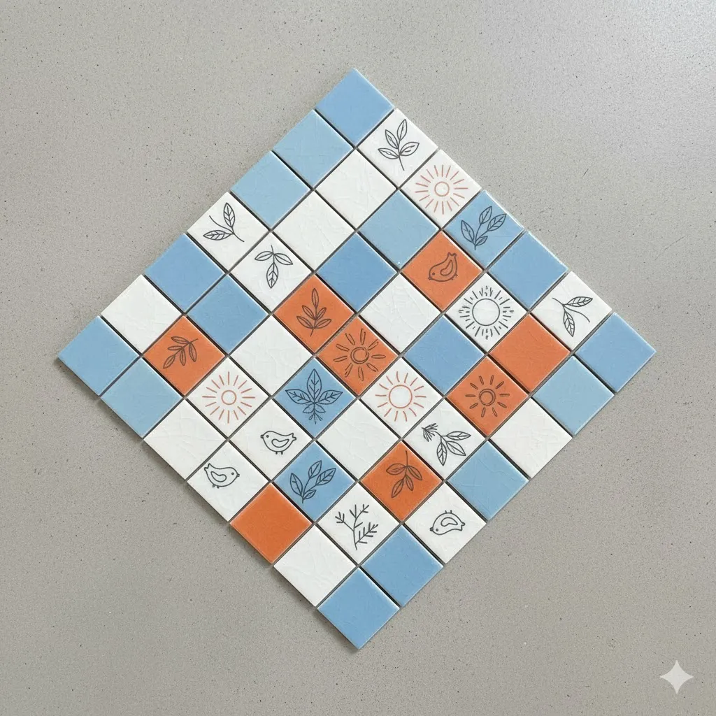 Diamond Shape Mosaic