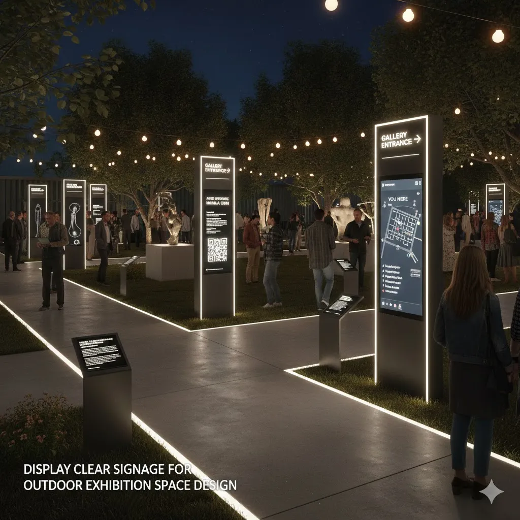 Display Clear Signage