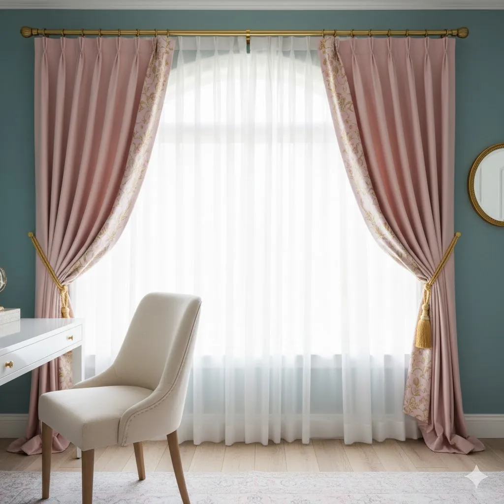 Feminine Curtains or Drapes