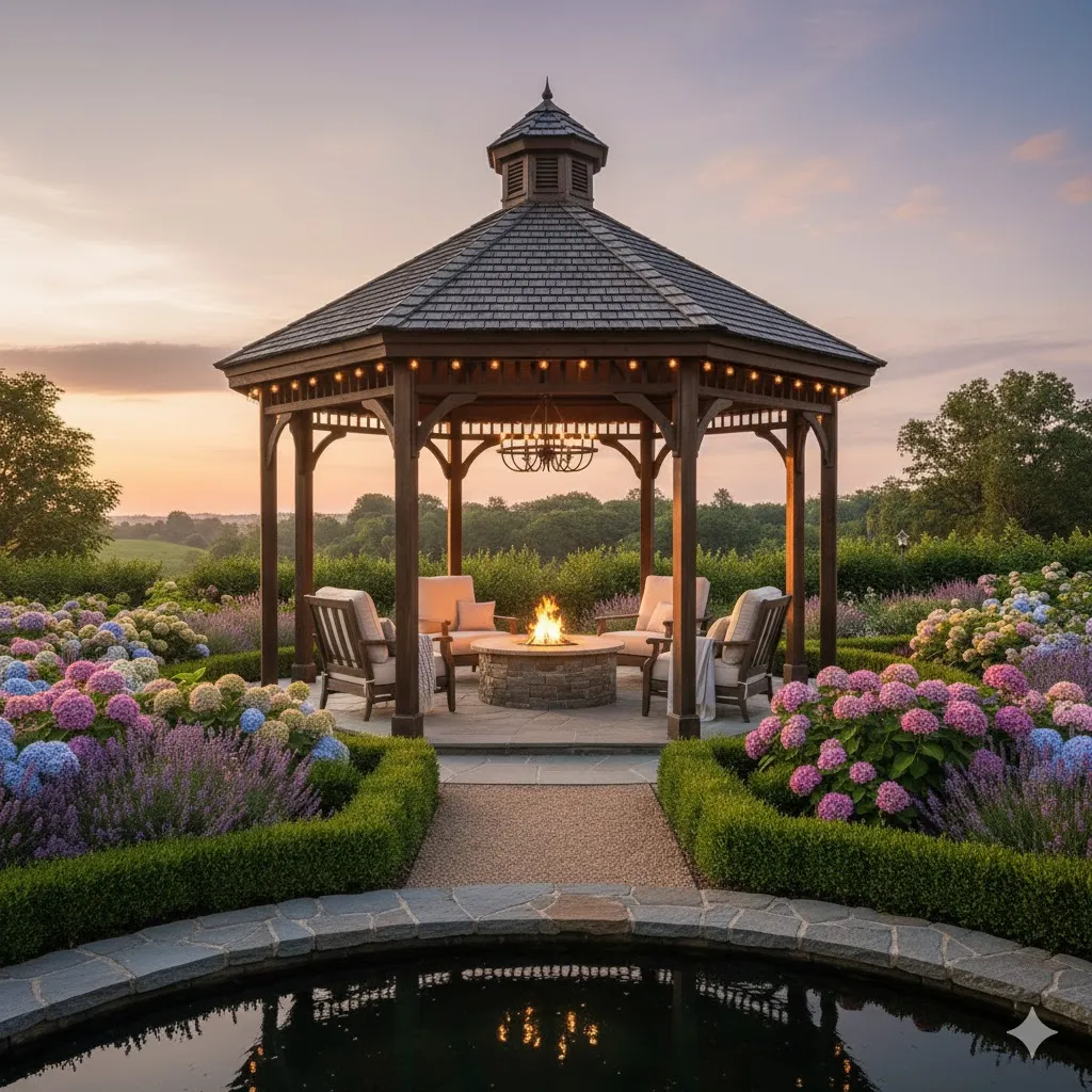 Fire Pit Gazebo