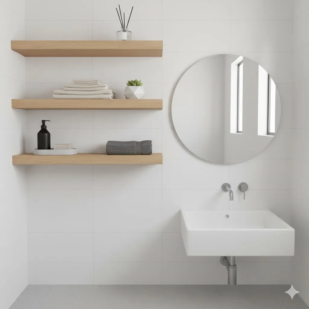 Floating Shelves for a Modern Touch