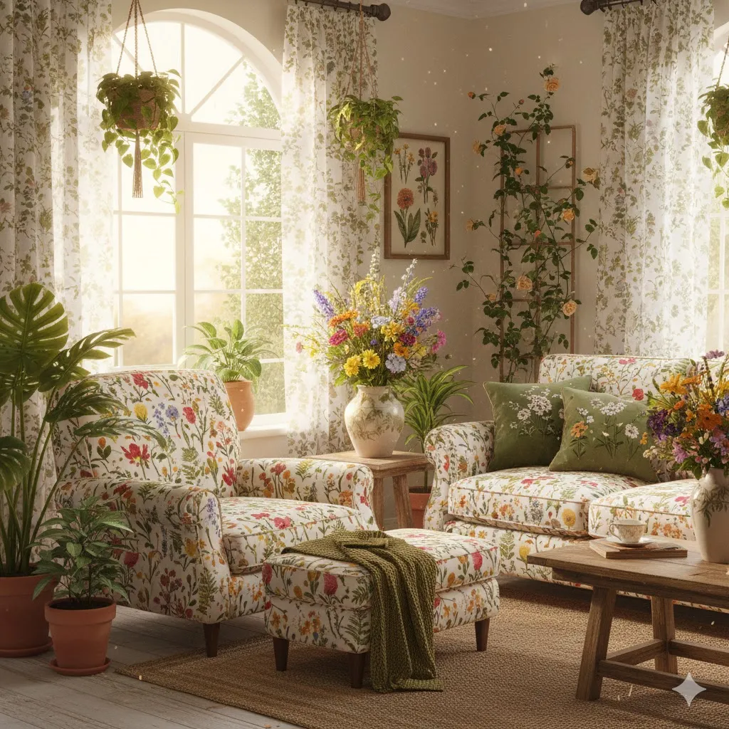 Floral Patterns and Greenery