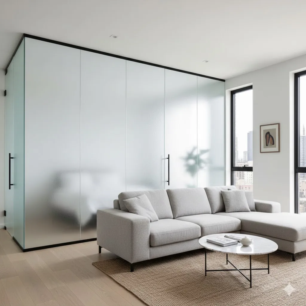 Frosted Glass Panels