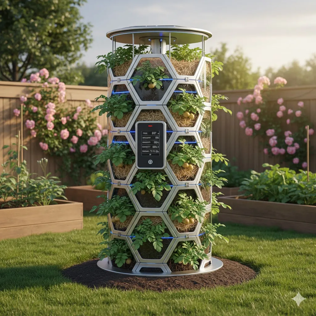 Genius Vertical Potato Tower Garden