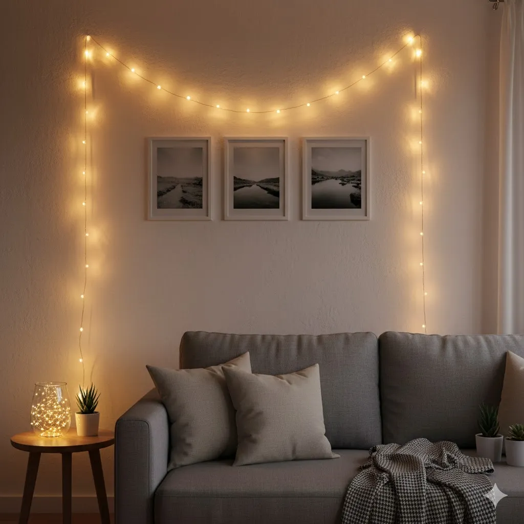 Highlight with String Lights