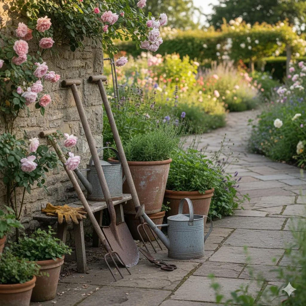 Include Vintage Garden Tools