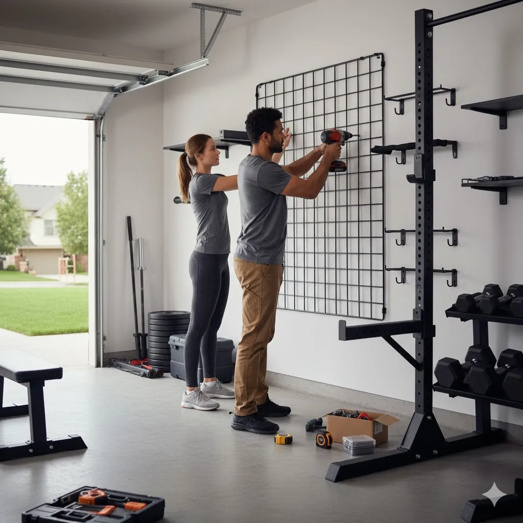 Install Wall-Mounted Storage