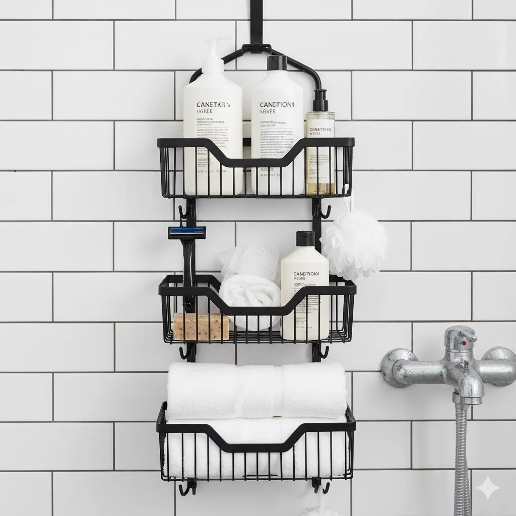 Install a Shower Caddy or Organizer
