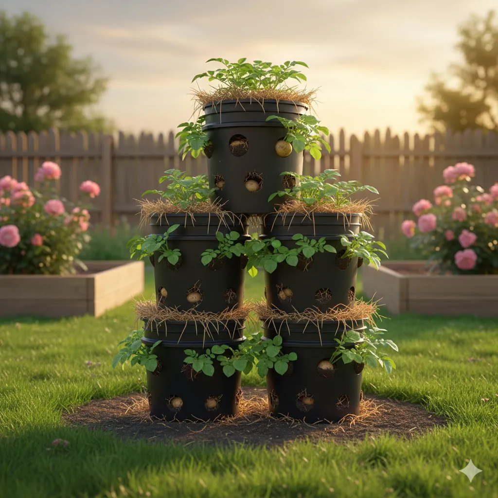 Large Bucket Tower System