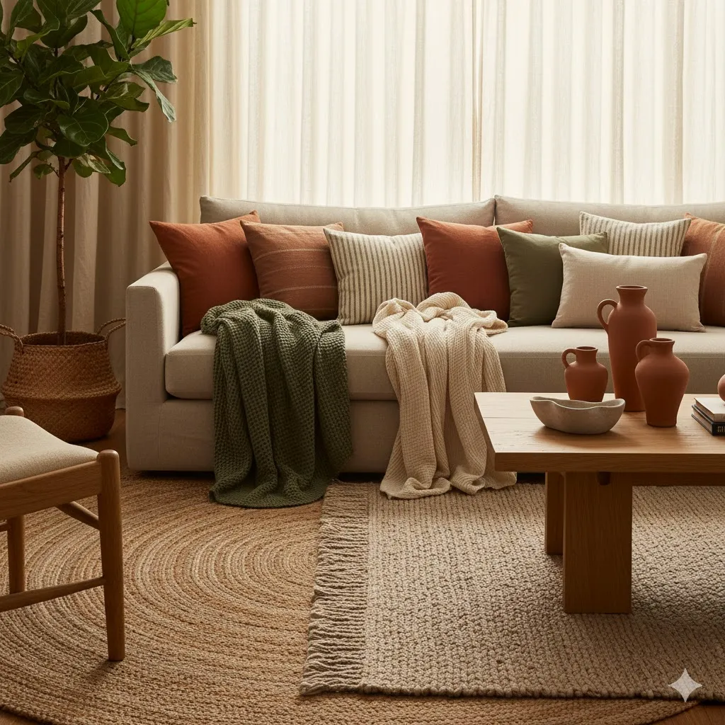 Organic Modern Living Room