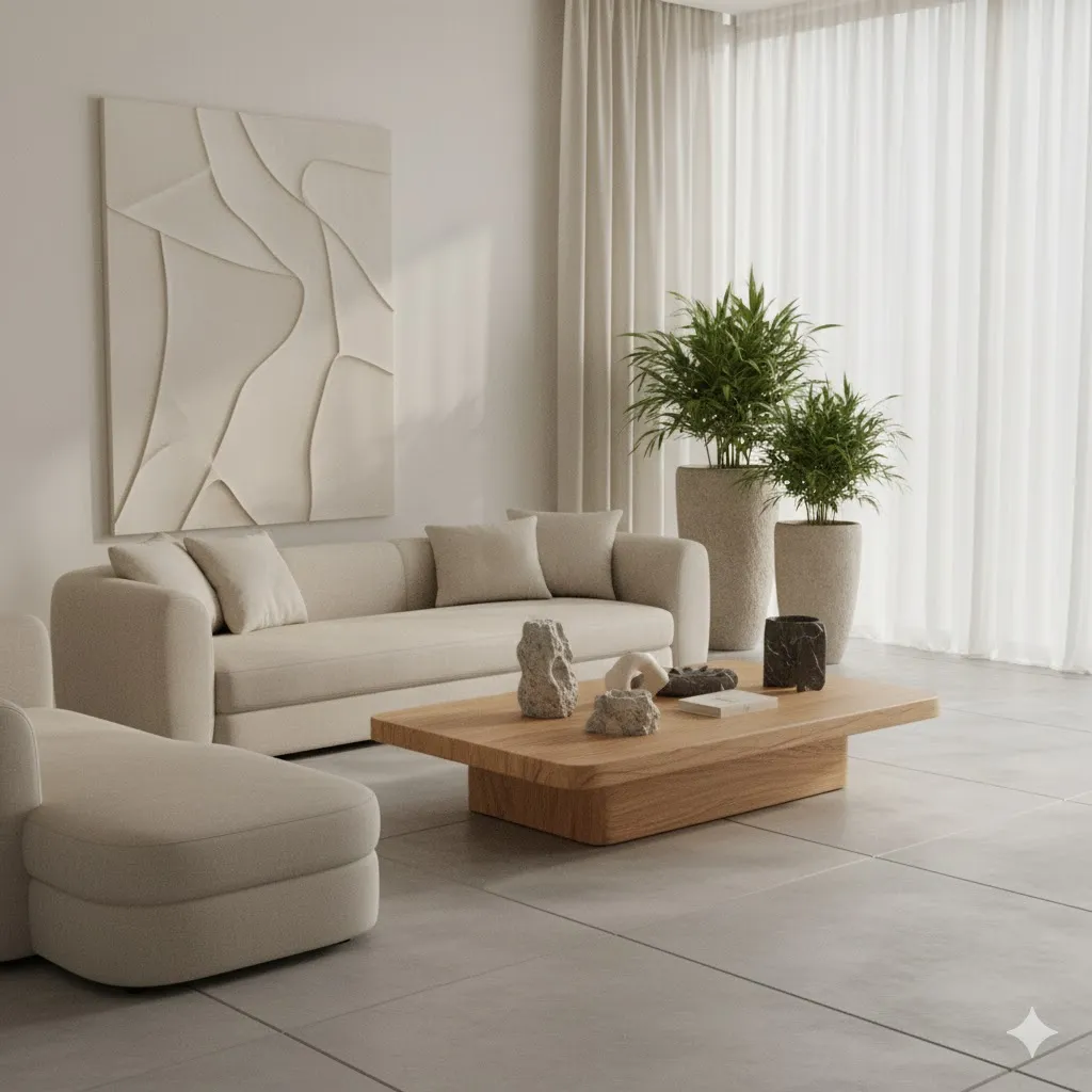 Organic Modern Living Room