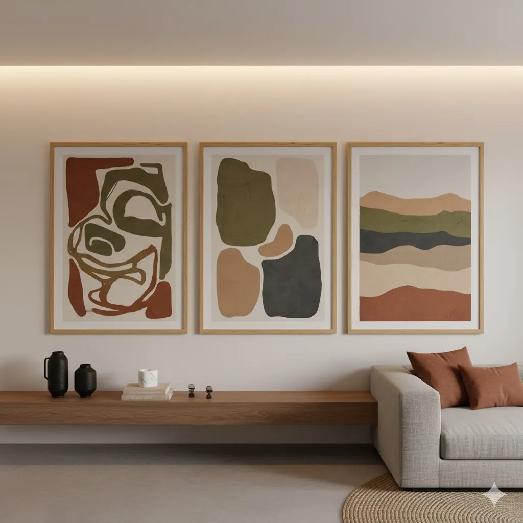 Organic Modern Living Room