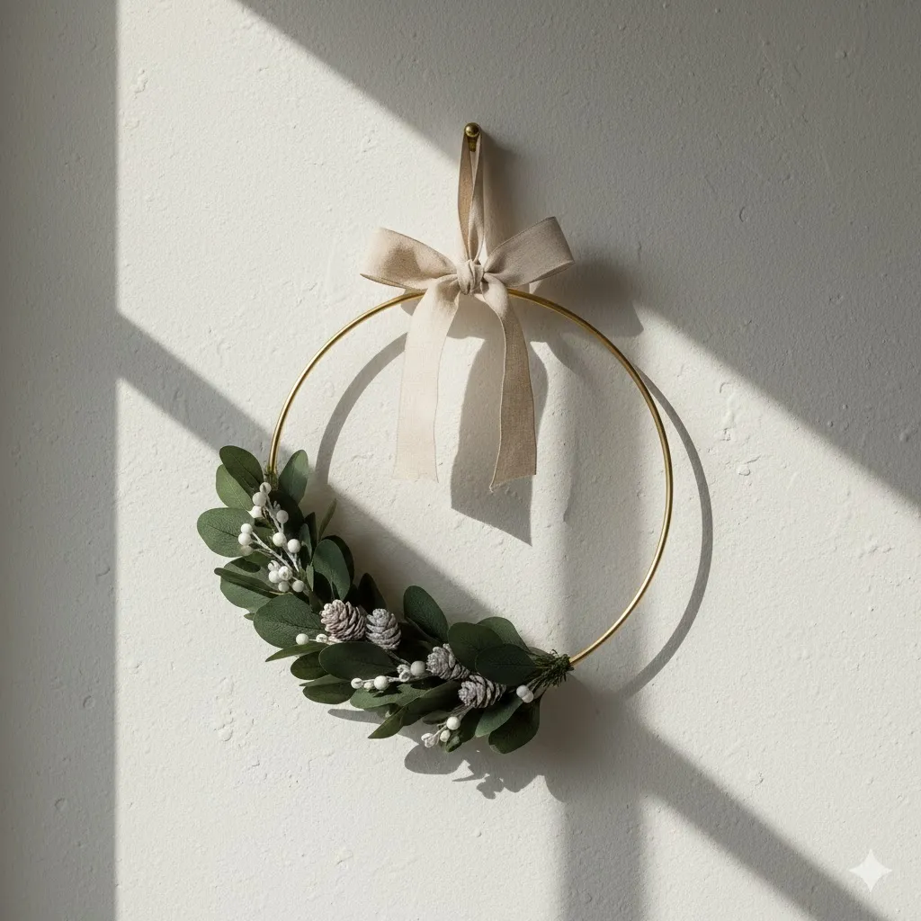 Modern Christmas Wreath That Are Simple and Chic