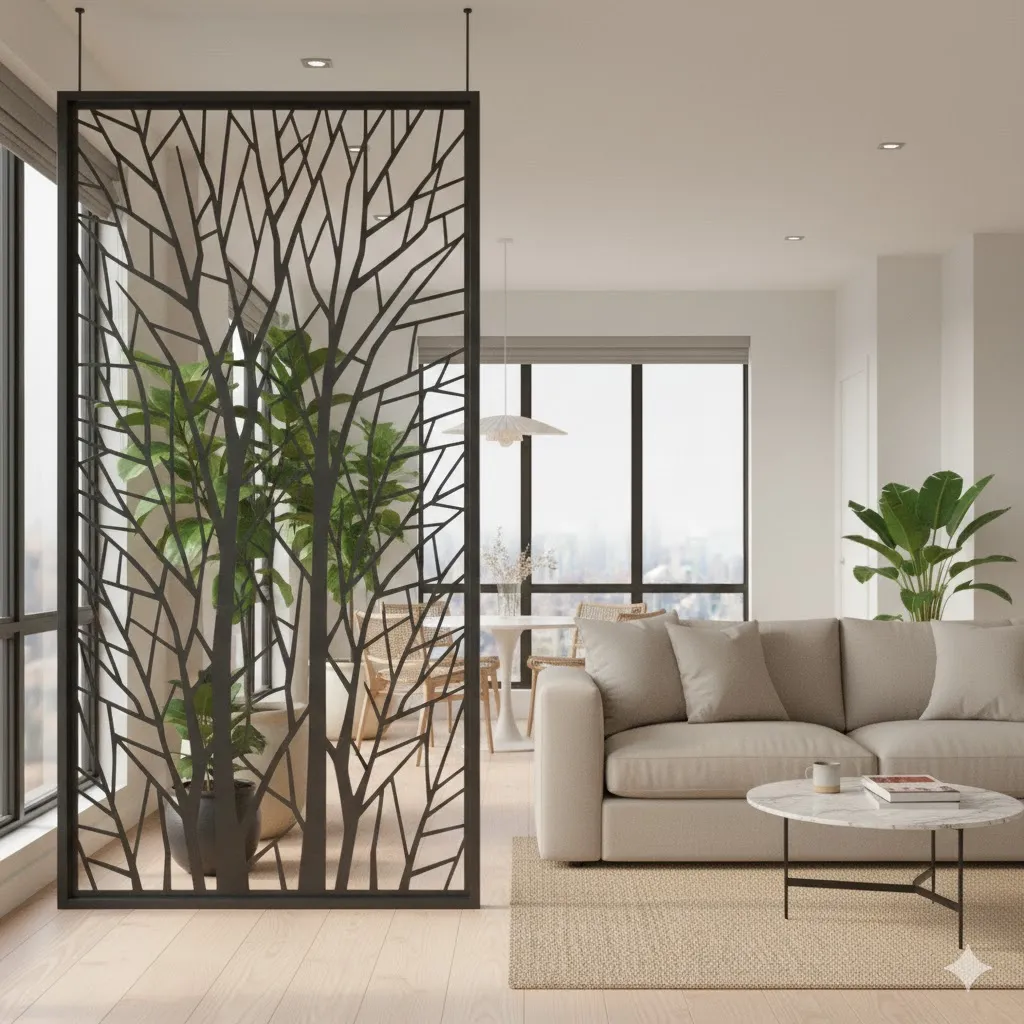 Modern Metal Privacy Screens