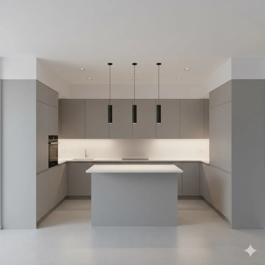 U-Shaped Kitchen Design