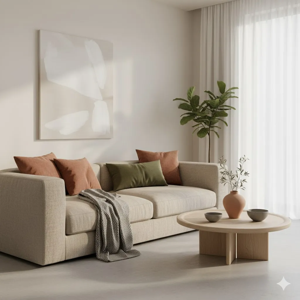 Organic Modern Living Room