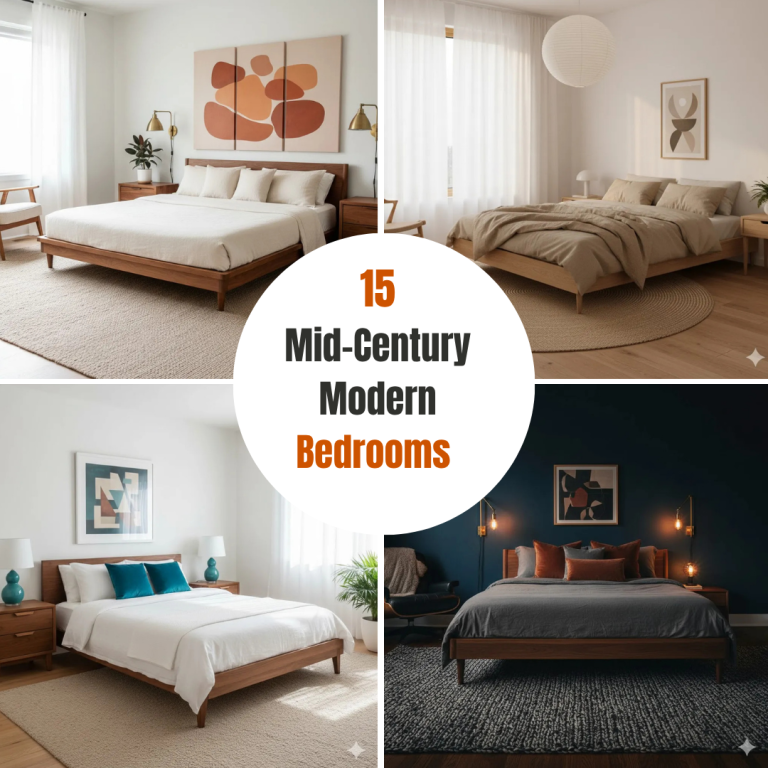 Top 15 Mid-Century Modern Bedrooms Design — Timeless Ideas for a Stylish Home